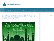 Tablet Screenshot of happywishing.com
